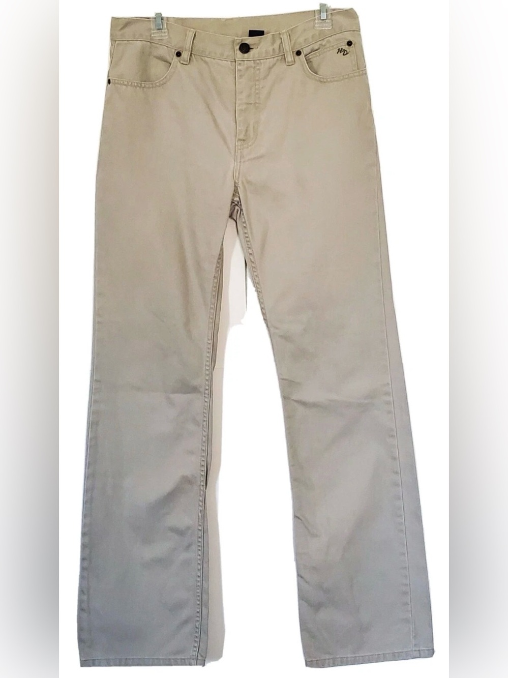Harley-Davidson Motorcycle Light Beige Twill Riding Pants size 8